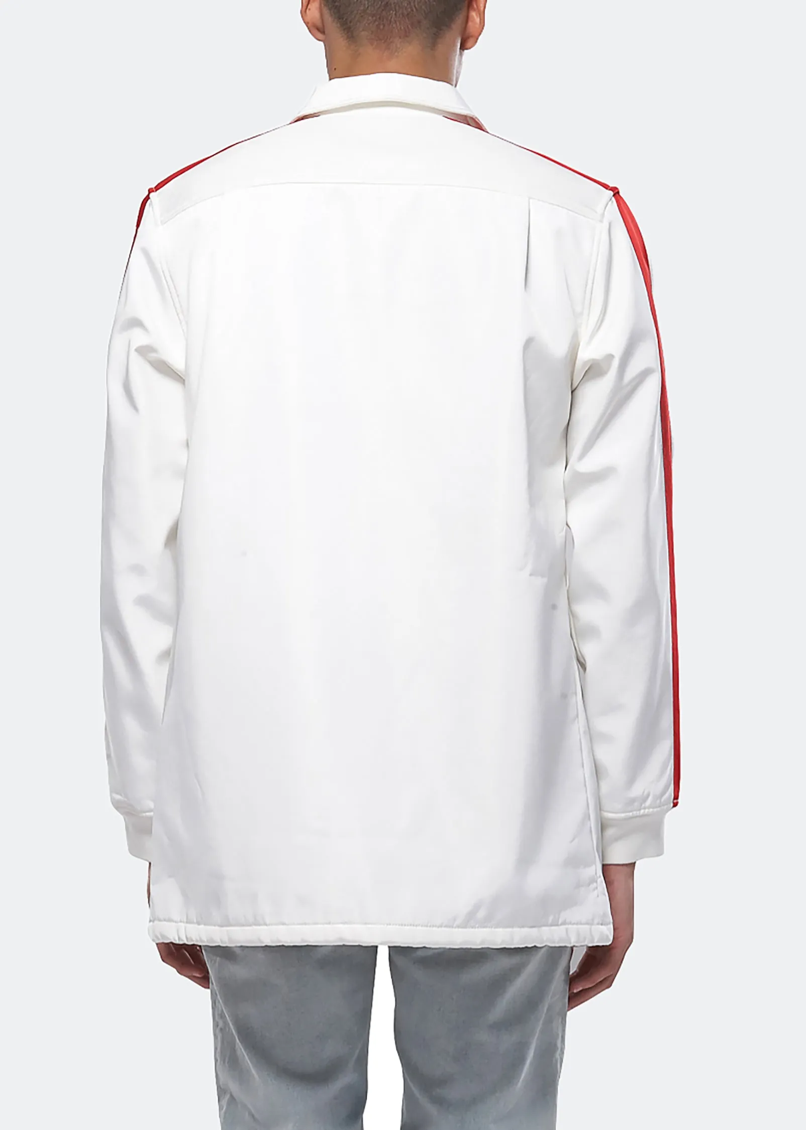 Konus Men's Bonded Fabric Coaches Jacket in White