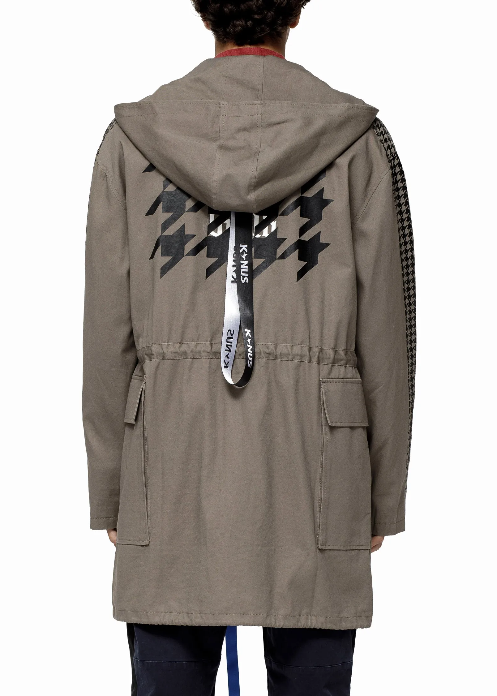 Konus Men's Oversize Hooded M65 in Khaki