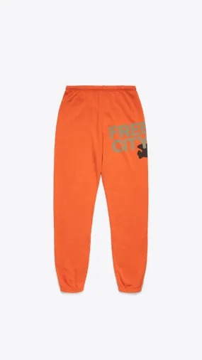 Large Sweatpant - Orange Machine