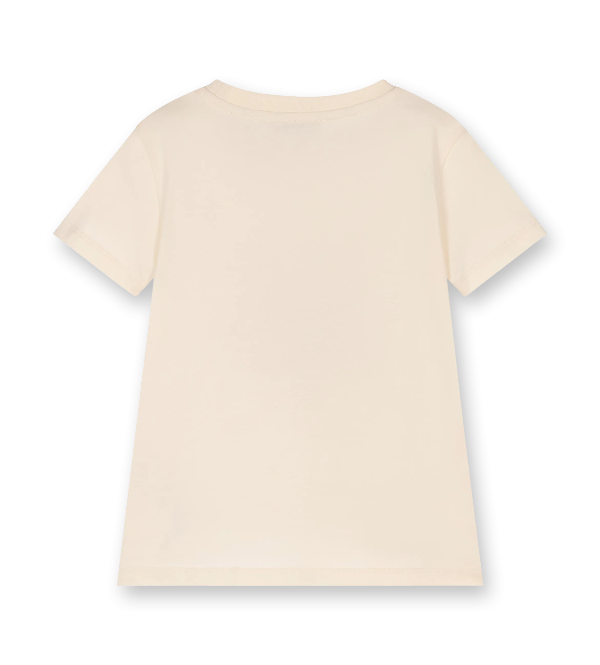 Logo Print T-shirt Cream