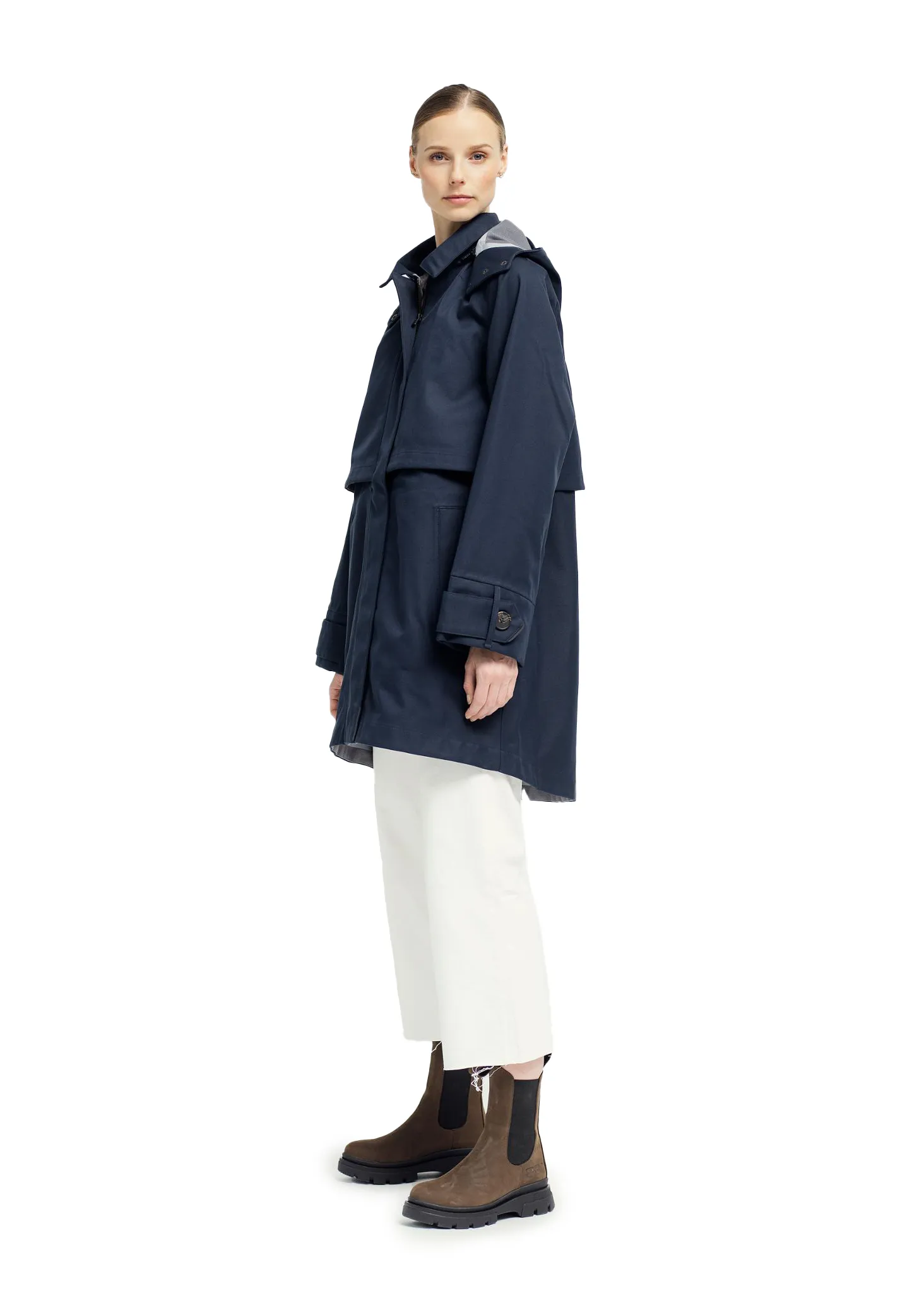 Lyn Coat - Dark Navy