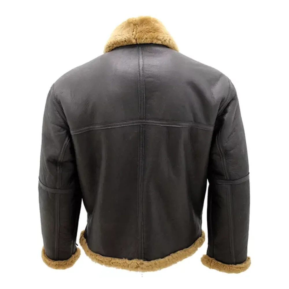 Mens Black B3 RAF Bomber Jacket