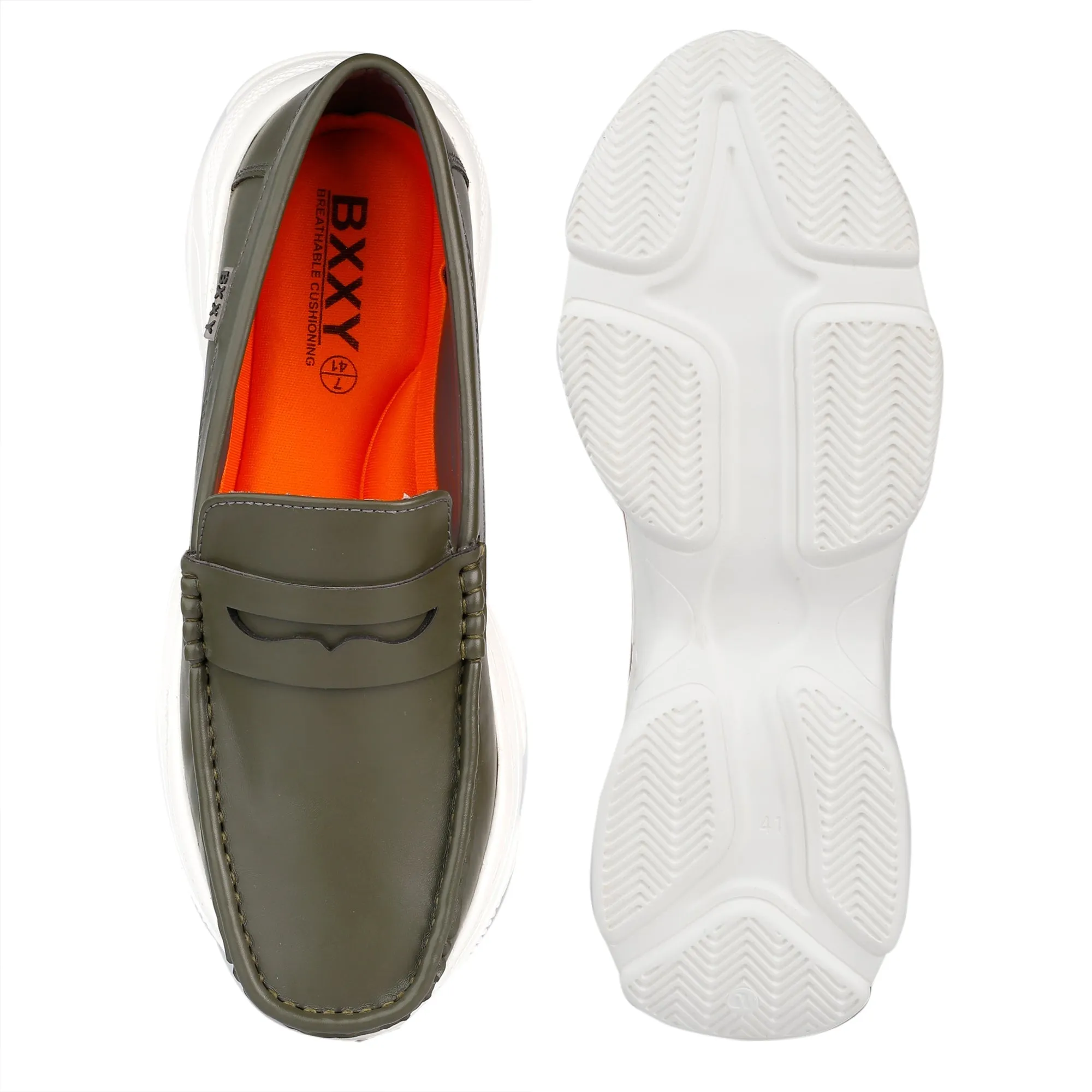 Men's Faux Leather Stylish Loafers