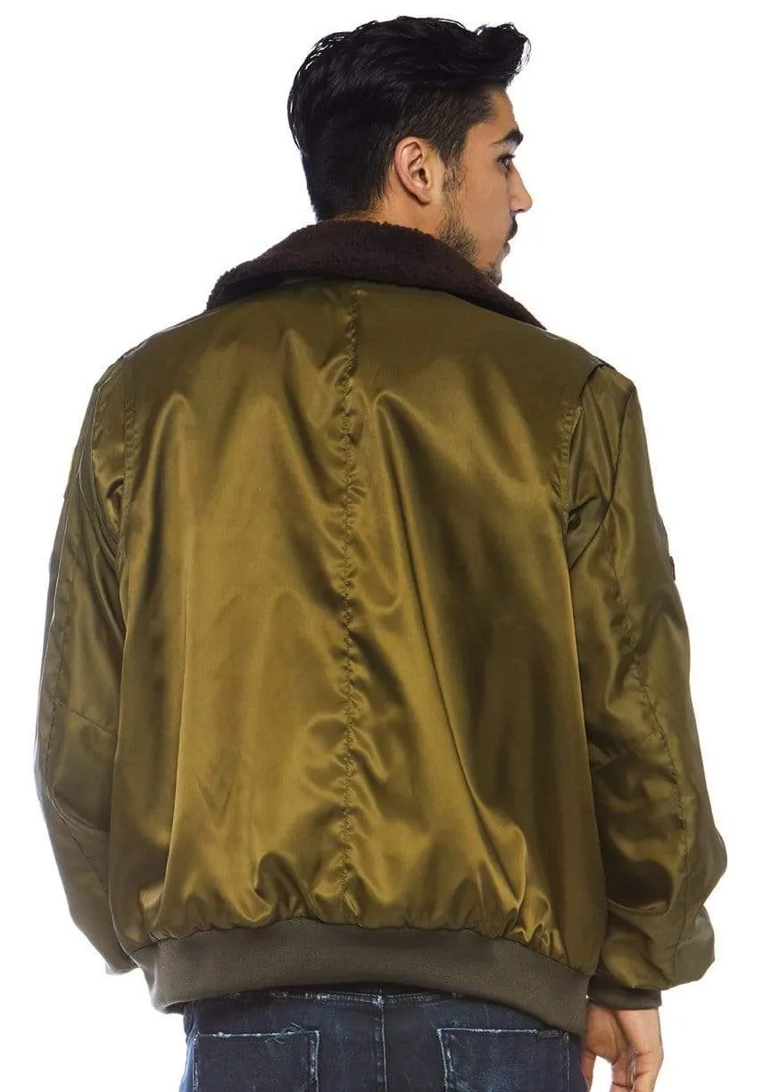 Men's Top Gun Nylon Bomber Jacket