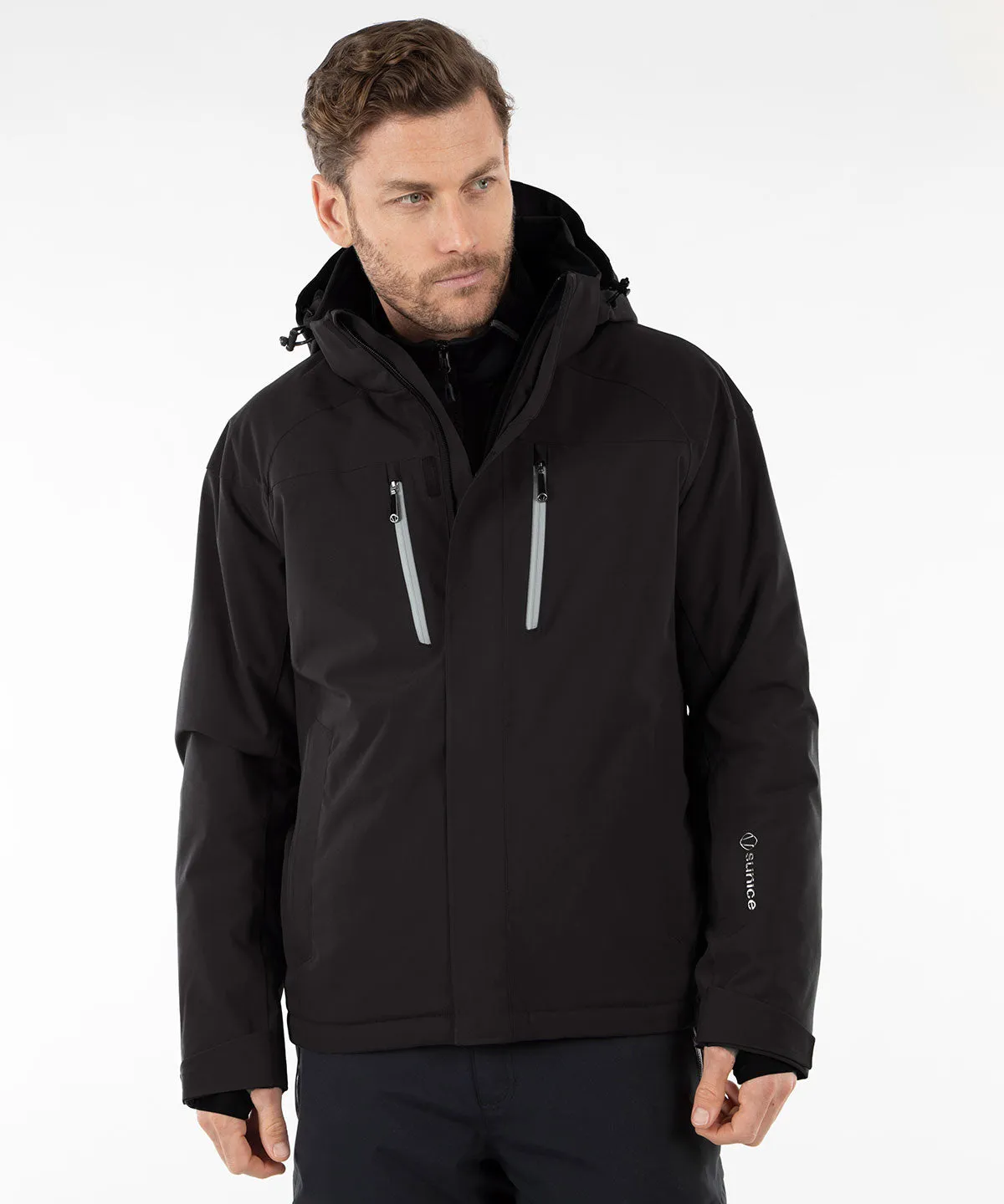 Men's Vibe Waterproof Insulated Stretch Jacket with Removable Hood