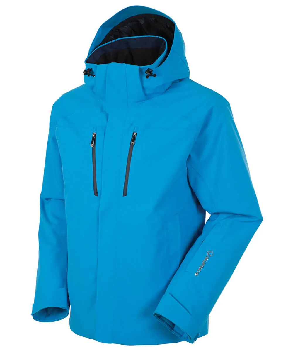 Men's Vibe Waterproof Insulated Stretch Jacket with Removable Hood