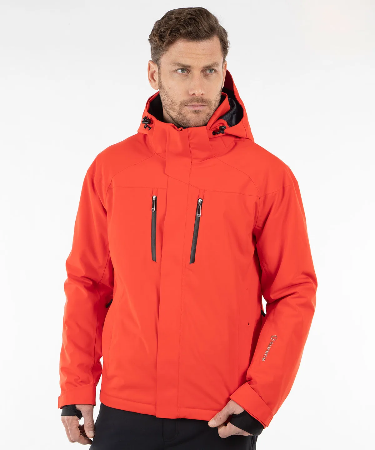 Men's Vibe Waterproof Insulated Stretch Jacket with Removable Hood