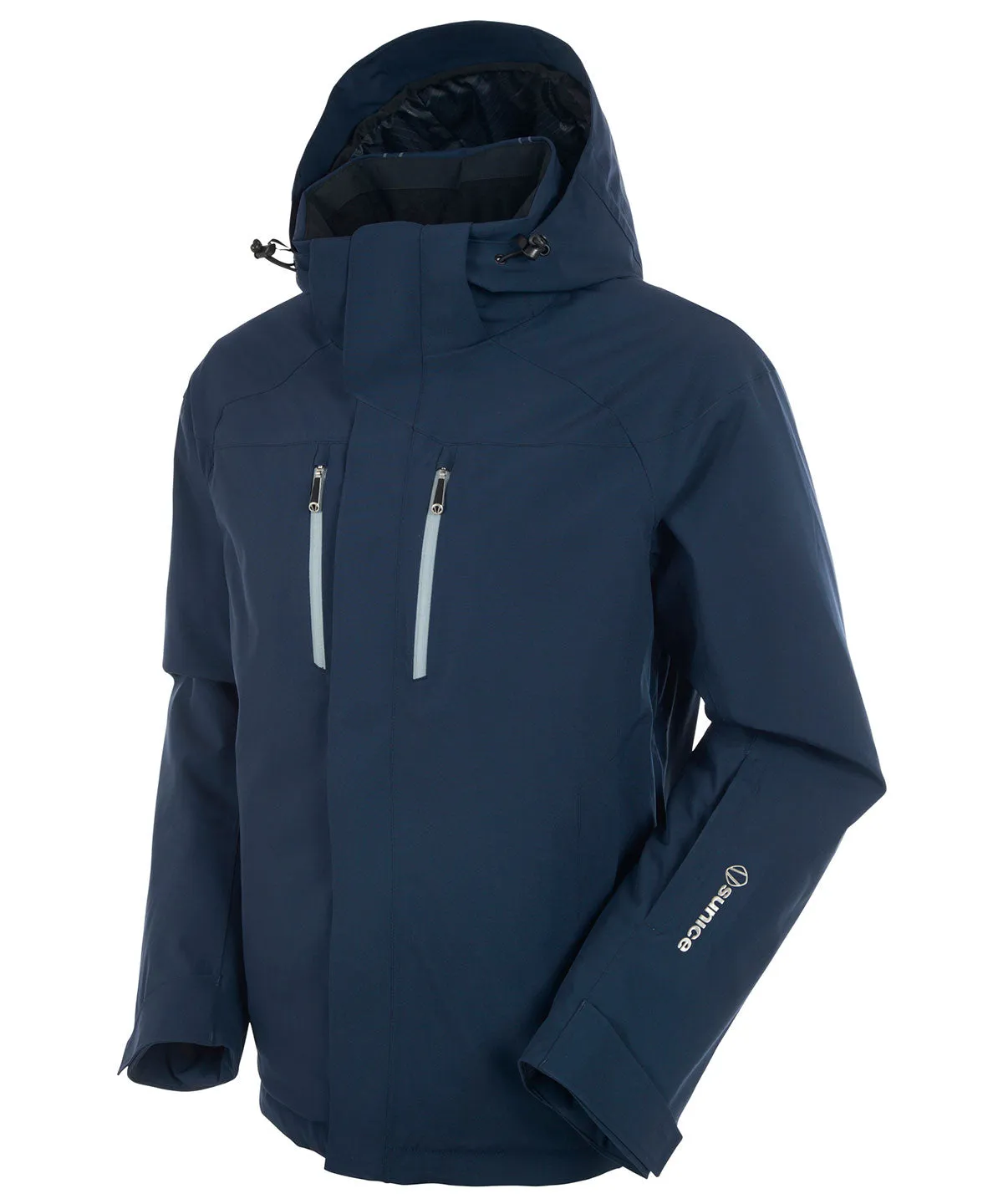 Men's Vibe Waterproof Insulated Stretch Jacket with Removable Hood