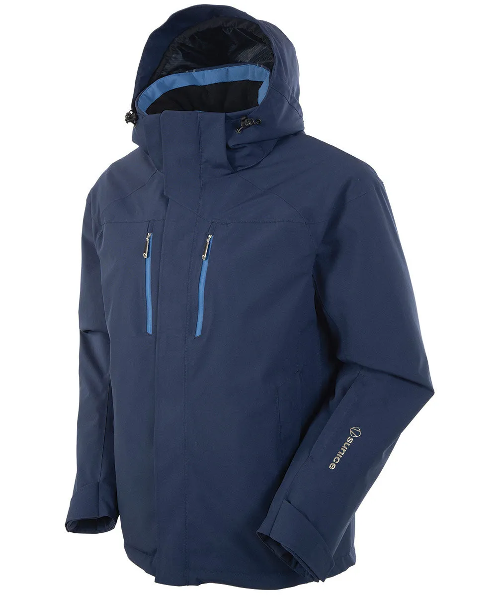 Men's Vibe Waterproof Insulated Stretch Jacket with Removable Hood