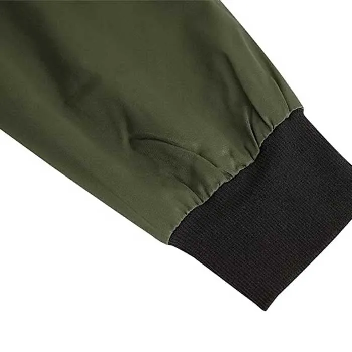 Military Green Lightweight Bomber Men's Jacket