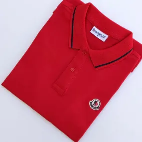 MO - Men 'Red' Hockey Logo Polo MO902