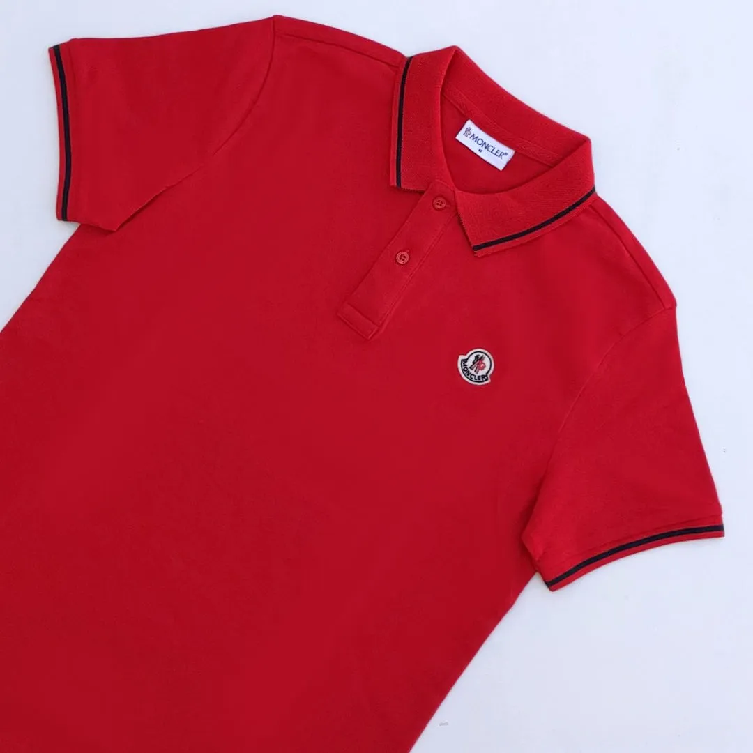 MO - Men 'Red' Hockey Logo Polo MO902