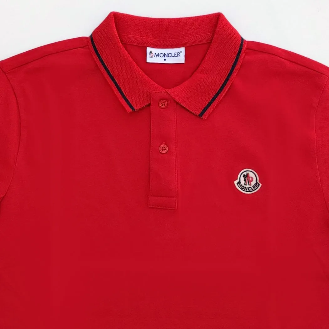 MO - Men 'Red' Hockey Logo Polo MO902