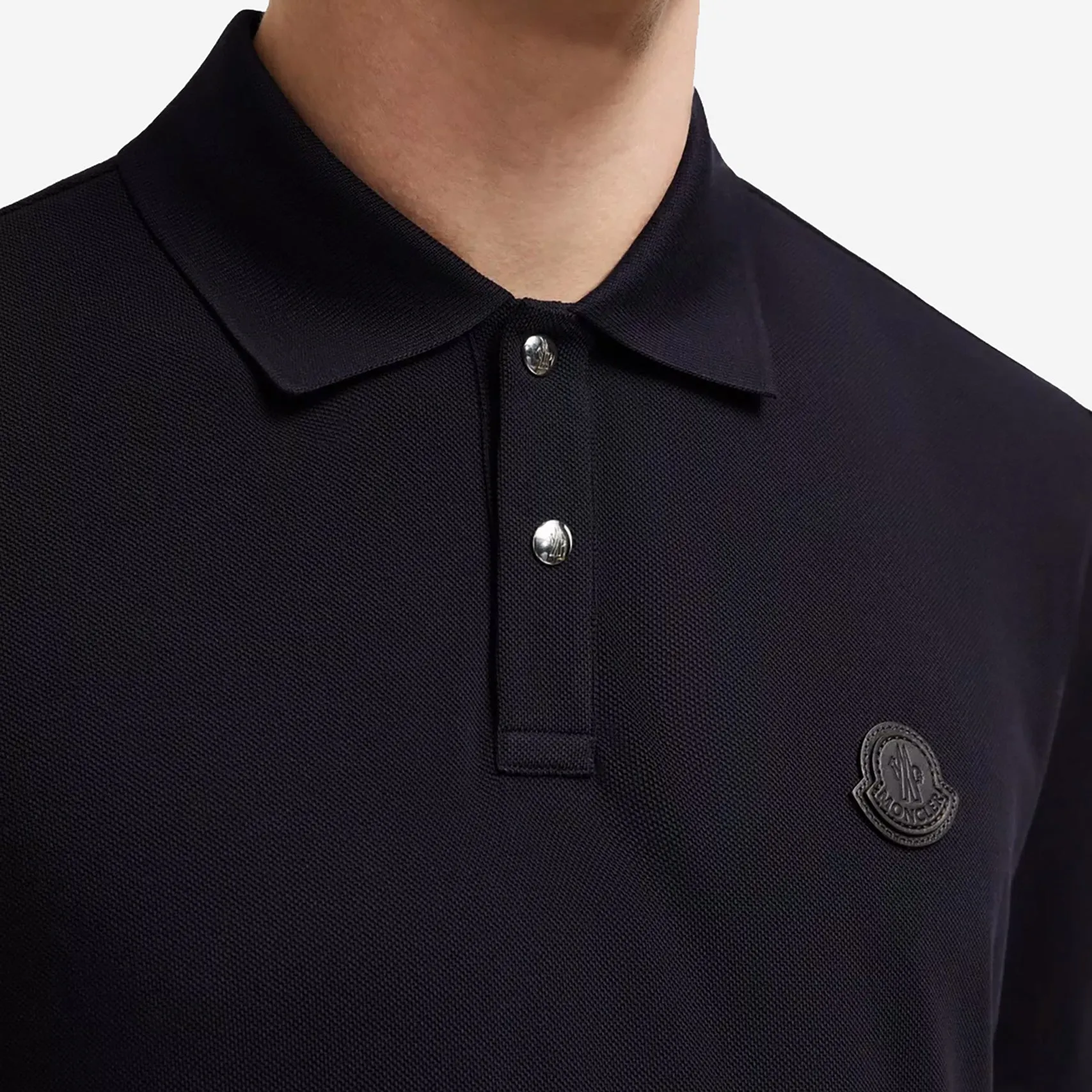 Moncler Logo Patch Polo Shirt