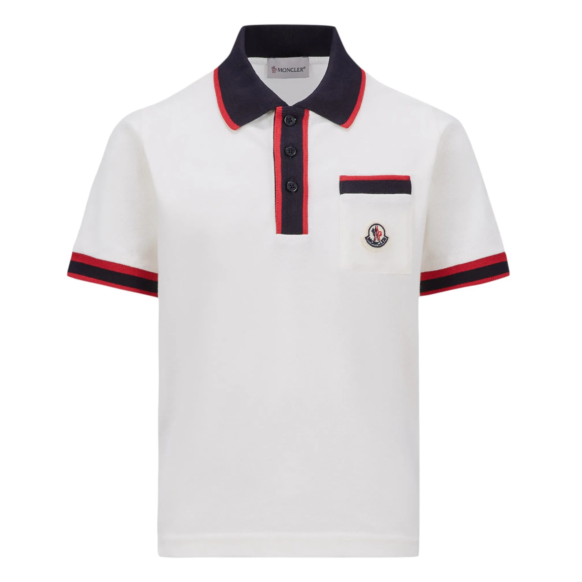 Moncler SS White Polo