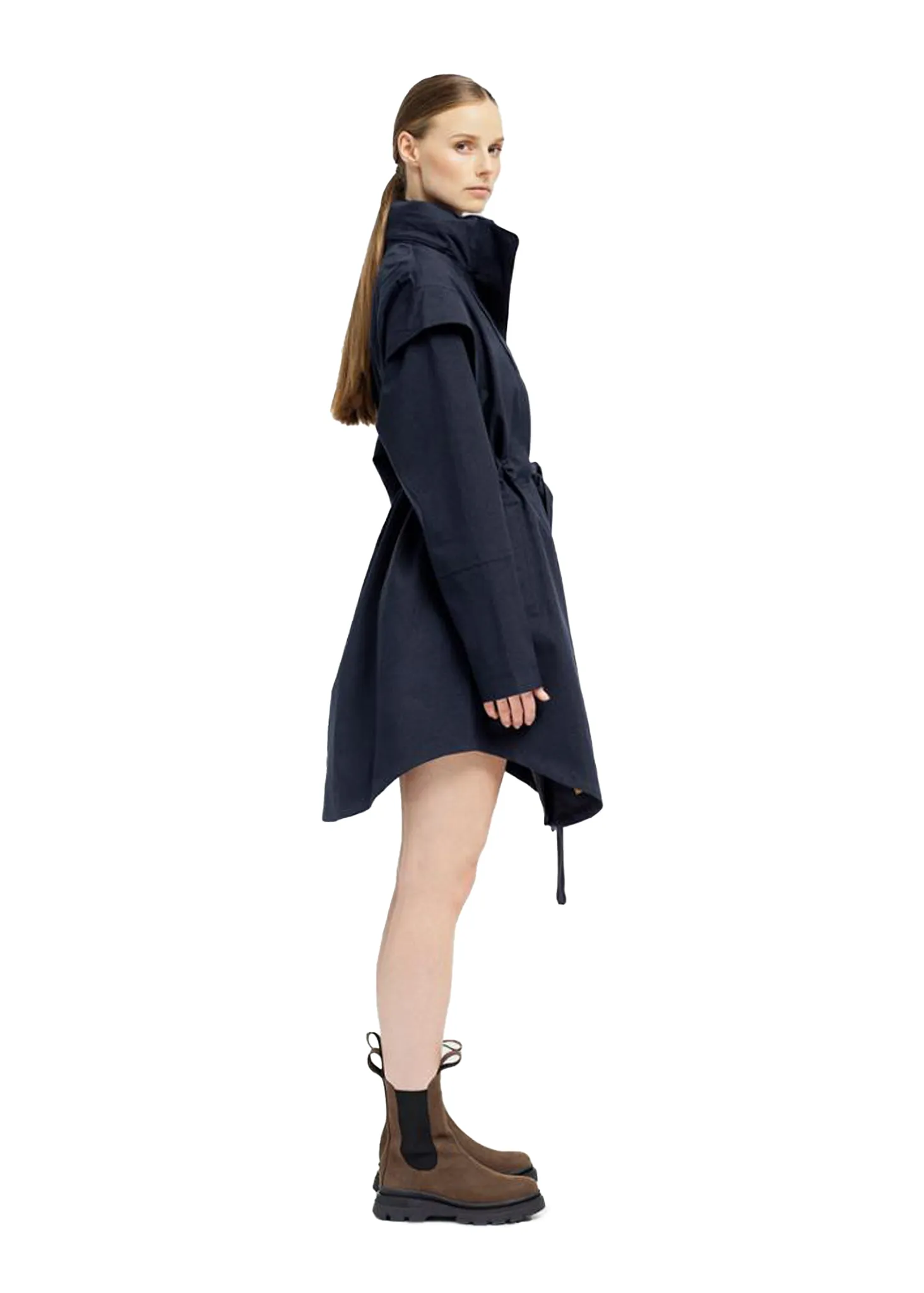 Monsun Coat - Dark Navy