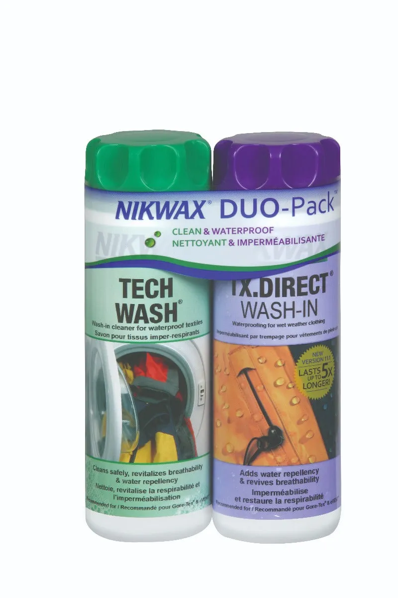 Nikwax Hardshell Clean/Waterproof DUO-Pack