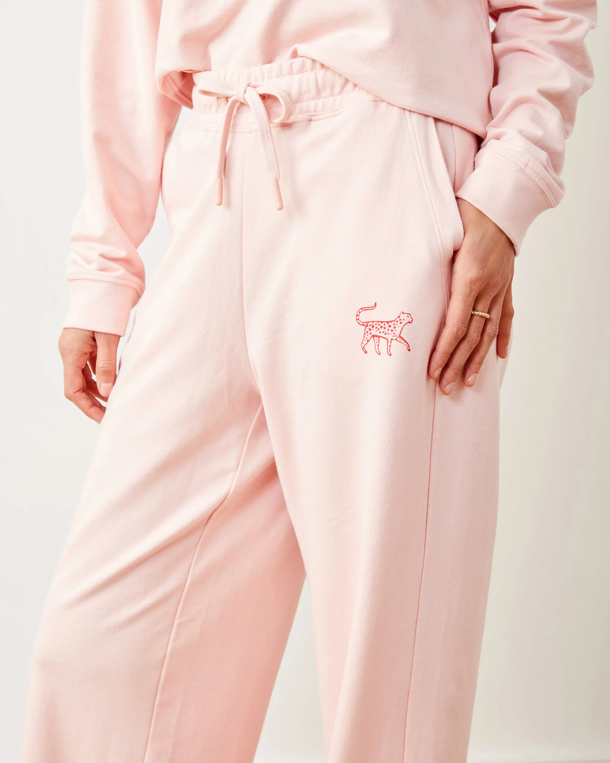 Pale Pink - Down Time Sweatpants - Sweatpants