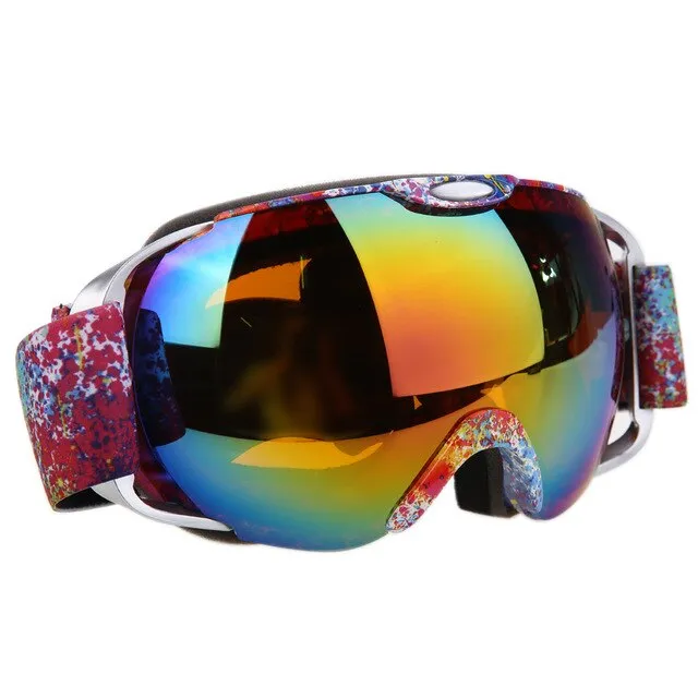 Professional Ski goggles double layers UV400 anti-fog  big ski mask glasses skiing men women Winter snow snowboard goggles