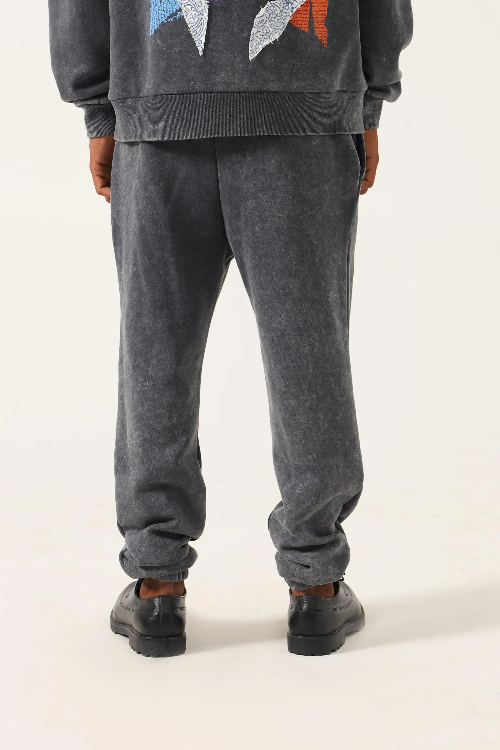 "BRAIN WASH" GREY SWEATPANTS