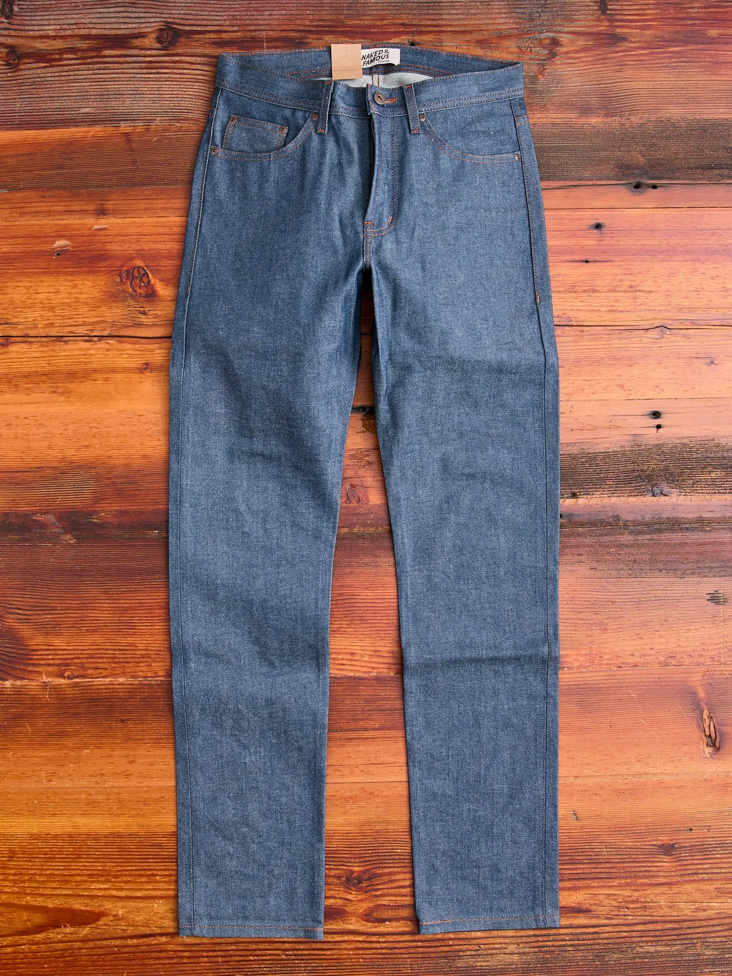 "Natural Indigo Selvedge" 12.5oz Selvedge Denim - Weird Guy Fit