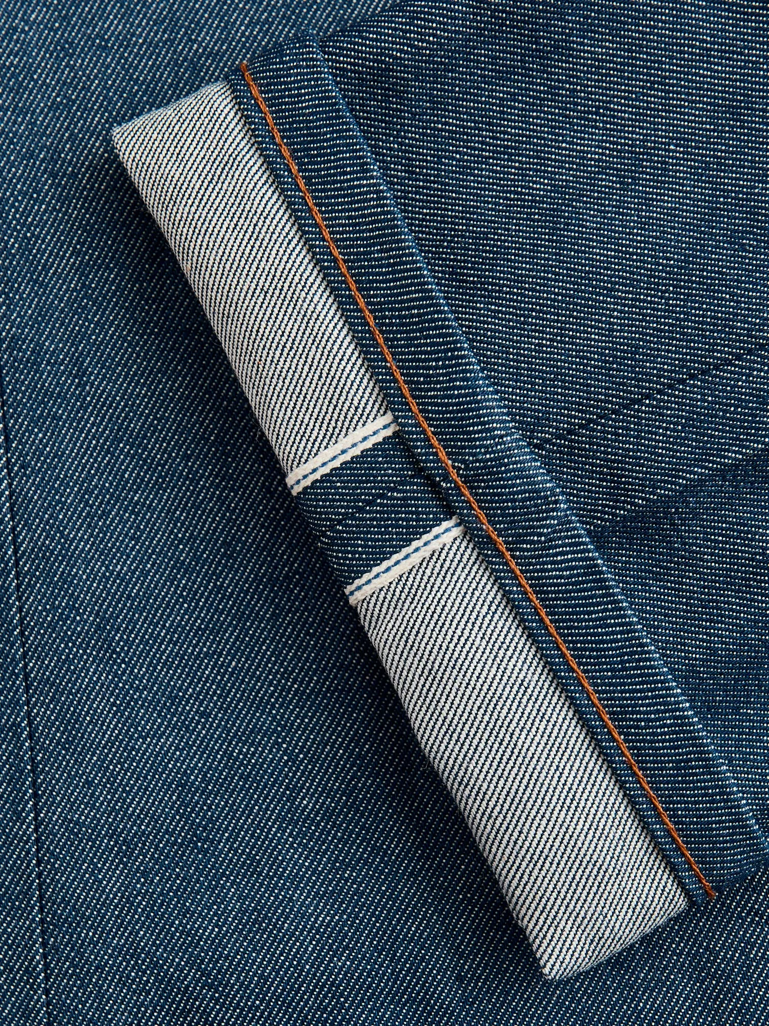 "Natural Indigo Selvedge" 12.5oz Selvedge Denim - Weird Guy Fit