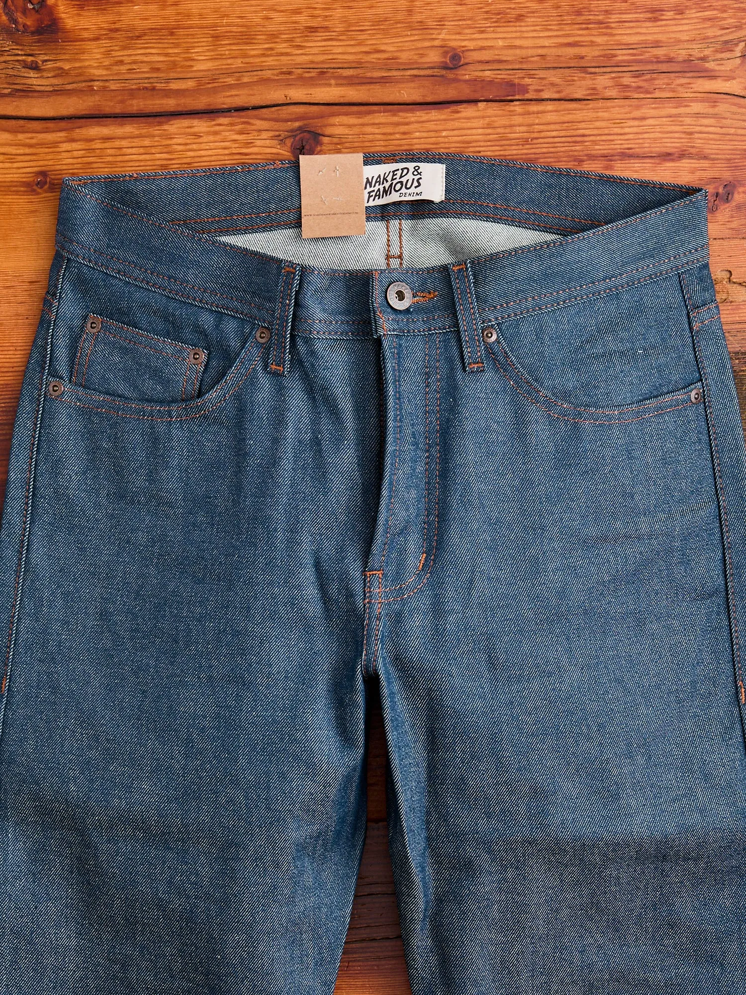 "Natural Indigo Selvedge" 12.5oz Selvedge Denim - Weird Guy Fit