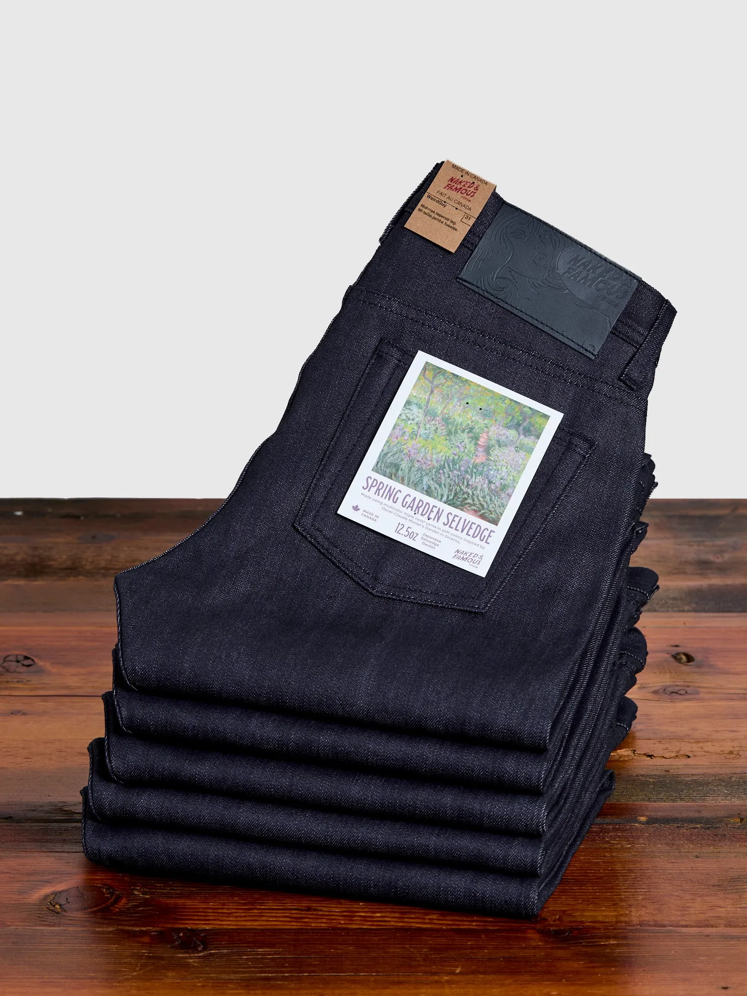 "Spring Garden Selvedge" 12.5oz Selvedge Denim - Weird Guy Fit