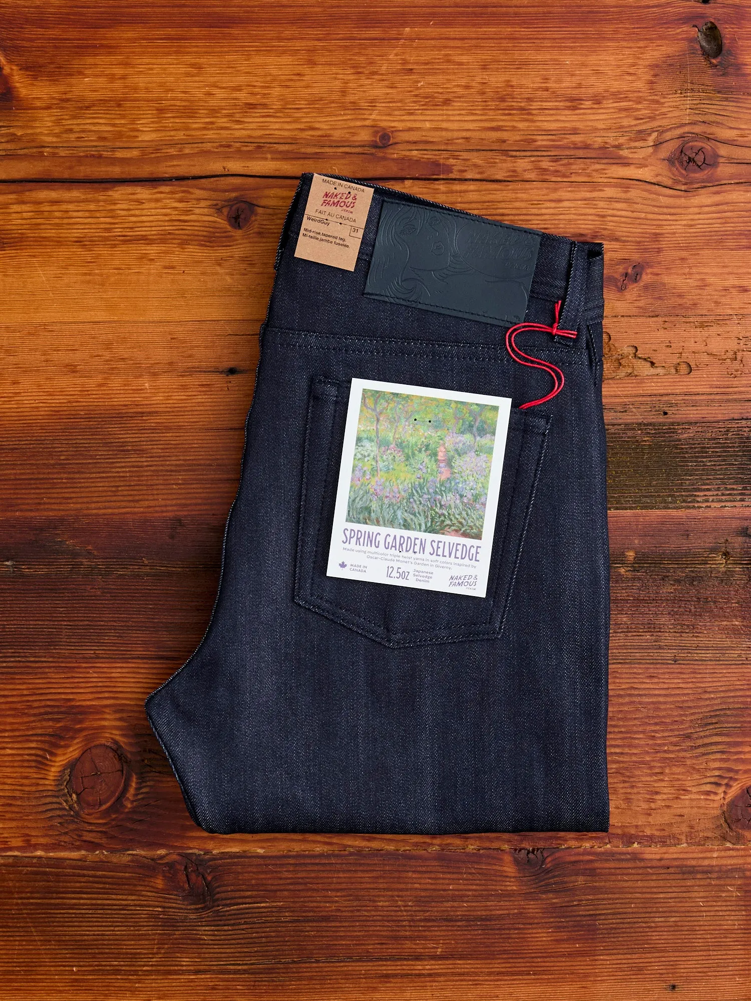 "Spring Garden Selvedge" 12.5oz Selvedge Denim - Weird Guy Fit