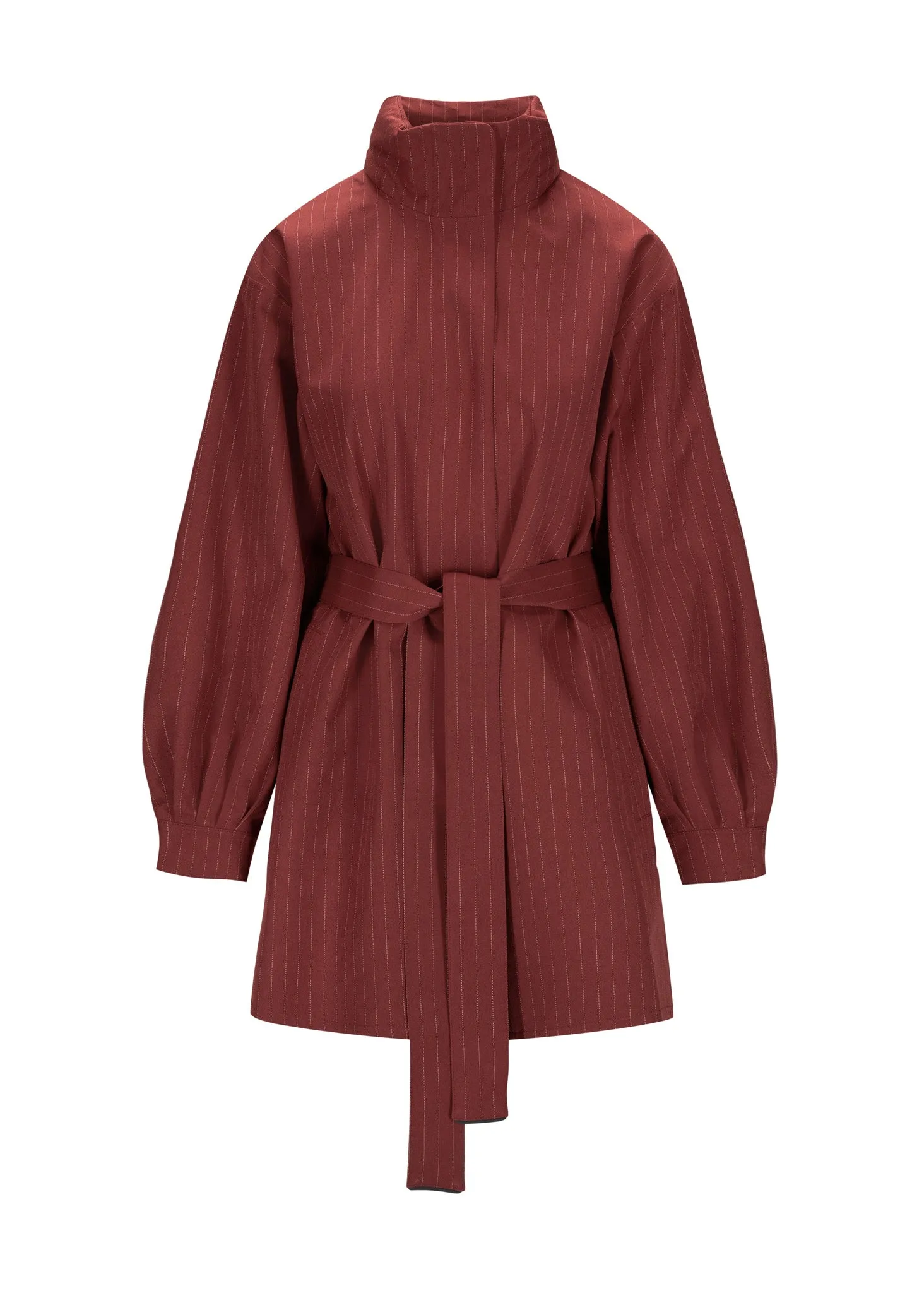 Rossby Coat - Russet Pinstripe