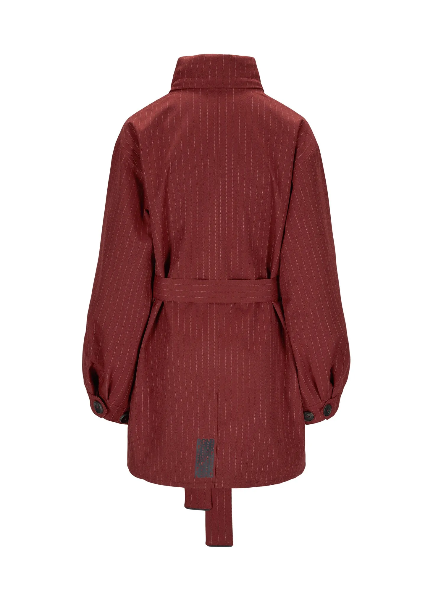 Rossby Coat - Russet Pinstripe