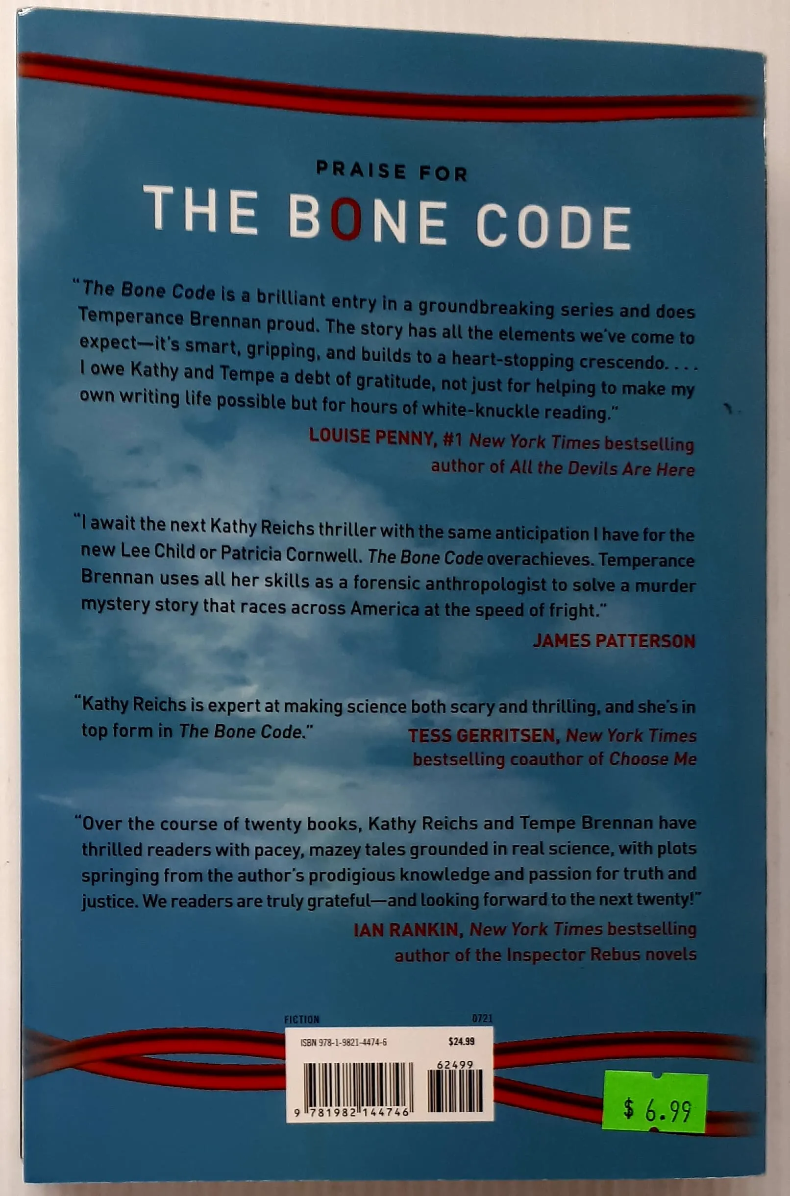 THE BONE CODE - Kathy Reichs