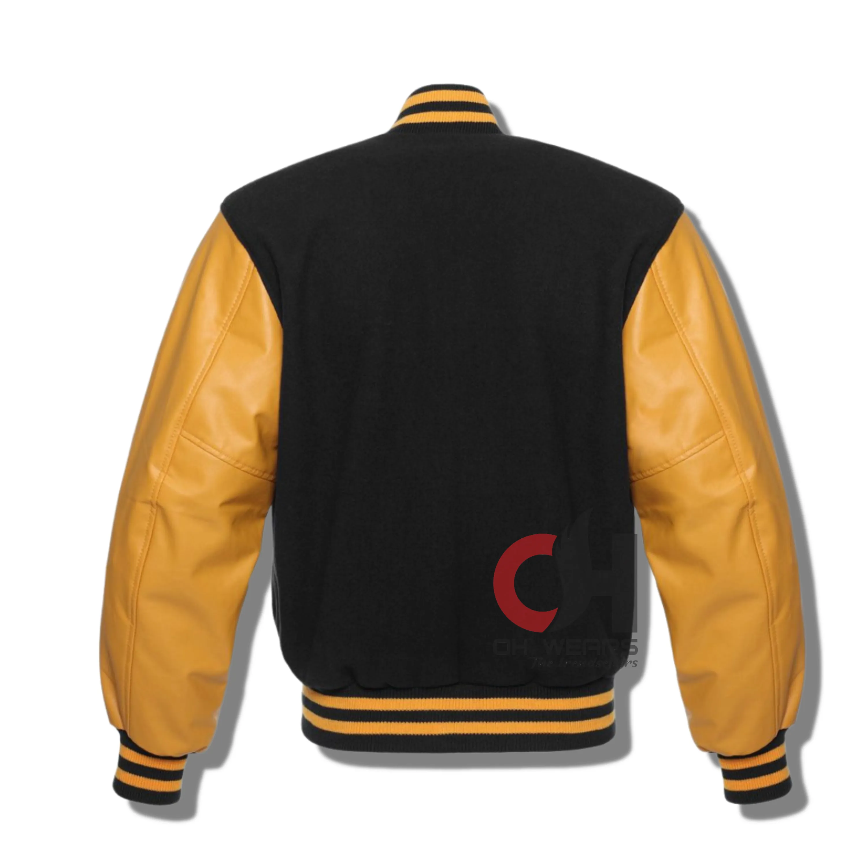 Unisex Varsity Wool Leather Jacket