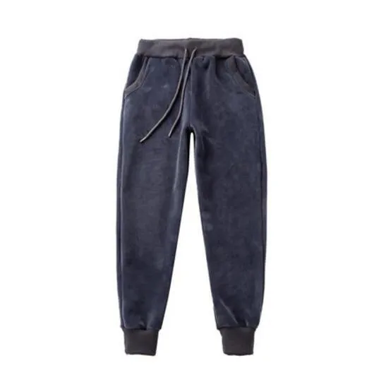 Velvet Sweatpants Warm Fleece Pants