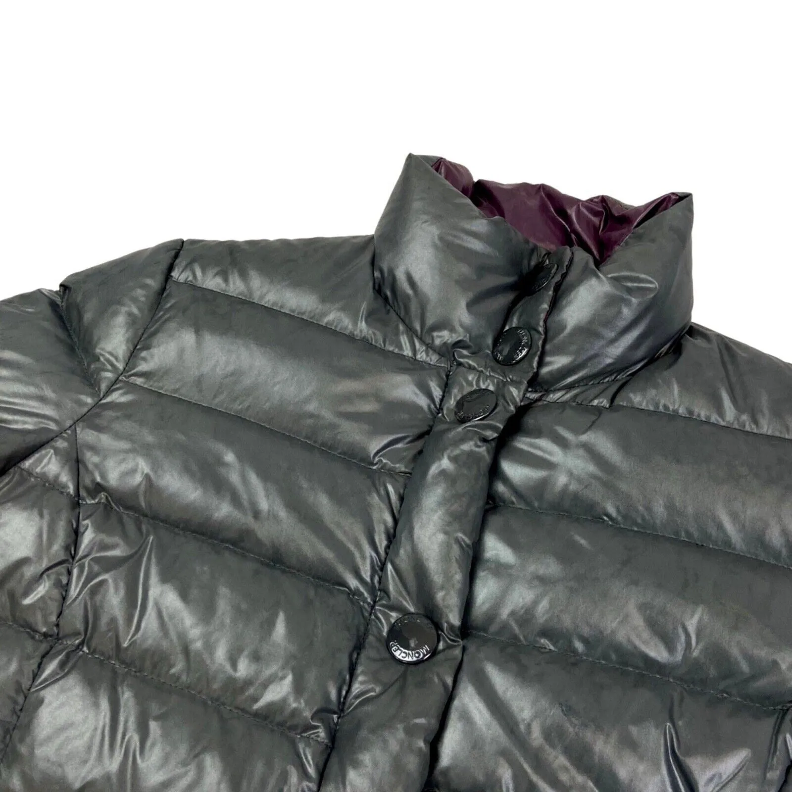 Vintage 90s 00s Grey Clairy Moncler Puffa Coat (Verified) Size 1