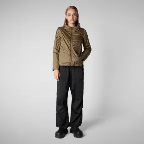 Woman's jacket Elisha in husk green